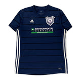 Adidas Football Shirt - Large Navy Polyester