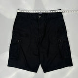 Levis Cargo Shorts - 37W 12L Black Cotton