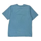 Nike T-Shirt - Large Blue Cotton