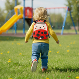 Anypack 3D Red Ladybug Kids School Backpack Cute Cartoon Animal Style Children Toddler Plush Bag Perfect Accessories For Boys and Girls