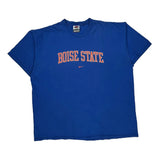 Boise State Nike College T-Shirt - 2XL Blue Cotton