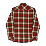 Quiksilver Checked Flannel Shirt - XL Green Cotton