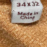 Carhartt Carpenter Trousers - 34W 32L Brown Cotton