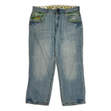 London Pepe Jeans Graphic Jeans - 42W 31L Light Wash Denim
