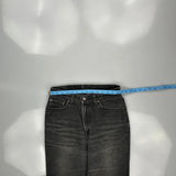 Levis Slim Fit Jeans - 28W US 4 Gray Cotton