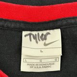 Nike T-Shirt - Large Black Cotton