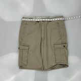 Levis Cargo Shorts - 34W 10L Khaki Cotton