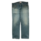 501 Levis Jeans - 38W 32L Light Wash Cotton