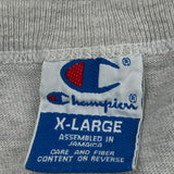 Single Stitch 90S Blank Champion T-Shirt - XL Gray Cotton