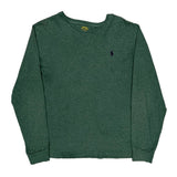 Polo By Ralph Lauren Long Sleeve T-Shirt - Large Green Cotton