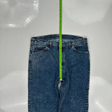 Orange Tab Levis Jeans - 35W 30L Blue Denim