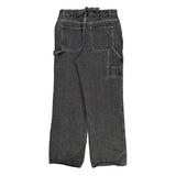 Unbranded Wide Leg Carpenter Trousers - 31W UK 14 Grey Denim