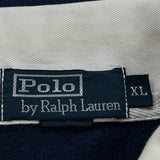 Polo By Ralph Lauren Rugby Shirt - XL Blue Cotton