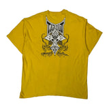 Simply Believe Tap Out Graphic T-Shirt - 2XL Yellow Cotton