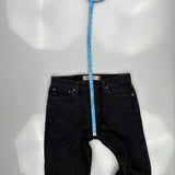 Levis Jeans - 34W 30L Black Cotton
