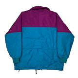 Columbia Windbreaker - XL Blue Nylon