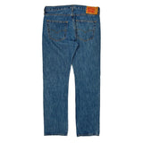 501 Levis Jeans - 36W 34L Blue Cotton