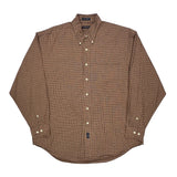 Gant Checked Shirt - Large Brown Cotton