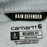 Carhartt Hoodie - Small Grey Cotton Blend