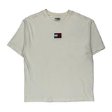 Tommy Jeans T-Shirt - Large White Cotton