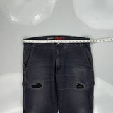 Dickies Carpenter Trousers - 36W 29L Black Cotton