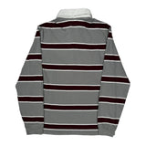 Levis Striped Rugby Shirt - Small Gray Cotton