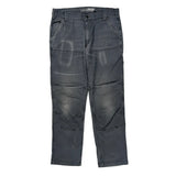 Carhartt Double Knee Carpenter Pants - 32W 32L Gray Cotton