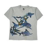 La Sportswear Single Stitch T-Shirt - Large Grey Cotton