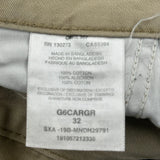 Wrangler Cargo Shorts - 34W 11L Khaki Cotton