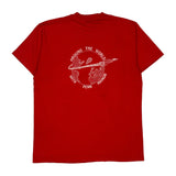 Made In USA Single Stitch Screen Stars T-Shirt - XL Red Cotton Blend