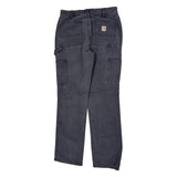Carhartt Carpenter Trousers - 28W UK 8 Grey Cotton