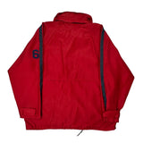 Polo By Ralph Lauren Windbreaker - Large Red Polyester