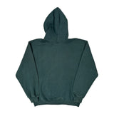 Russell Athletic Hoodie - Large Green Cotton Blend