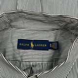 Ralph Lauren Striped Shirt - XL Black & White Cotton