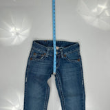 True Religion Contrast Stitch Jeans - 27W UK 6 Blue Denim