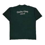 Quality Glass Ashcroft Bulletin T-Shirt - Large Green Cotton