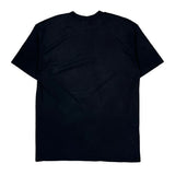 Blank Hanes Single Stitch T-Shirt - XL Black Cotton Blend