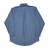 Nautica Striped Shirt - Large Blue Cotton