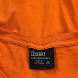 Polo By Ralph Lauren T-Shirt - 2XL Orange Cotton