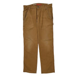 Dickies Carpenter Pants - 34W 32L Brown Cotton Blend
