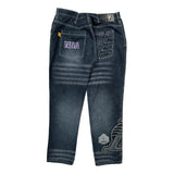 Los Angeles Lakers Unk Graphic Jeans - 34W 32L Dark Wash Cotton