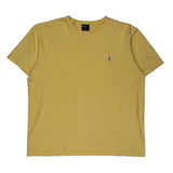 Polo By Ralph Lauren T-Shirt - XL Yellow Cotton