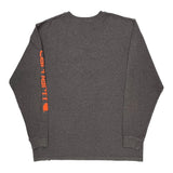 Carhartt Tall Long Sleeve T-Shirt - XL Grey Cotton