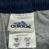 Adidas Track Pants - XL Blue Polyester