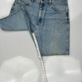 Wrangler Denim Shorts - 34W 10L Light Wash Denim
