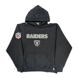 Raiders Russell Athletic Football Hoodie - XL Black Cotton