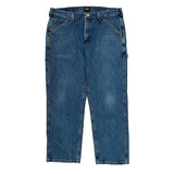 Lee Carpenter Jeans - 36W 31L Blue Denim