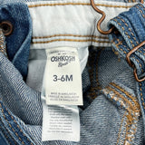 Age 3-6 Months Oshkosh Sweater - 2XS Blue Denim