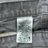 Carhartt Carpenter Trousers - 34W 30L Grey Cotton