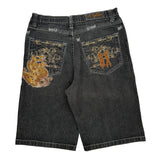 Bx70 Denim Shorts - 36W 13L Gray Cotton